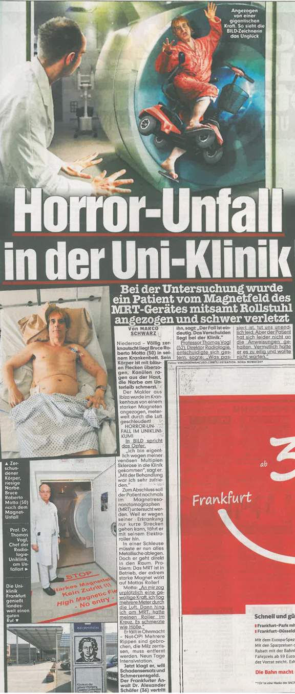 Bericht über den Horror-Unfall im Uniklinikum Frankfurt am Main